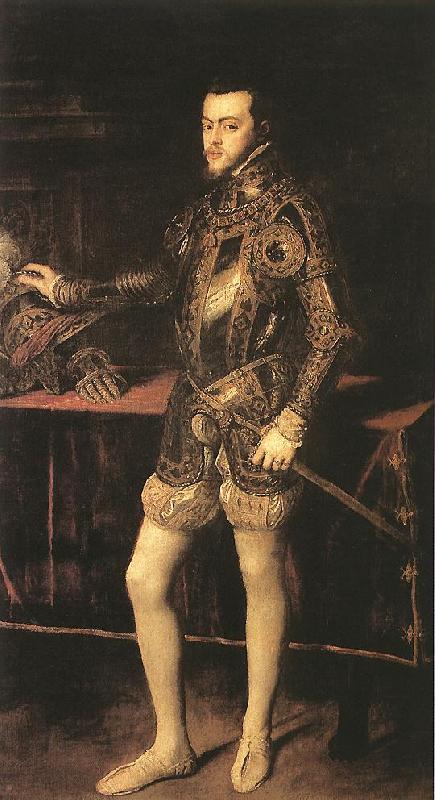 TIZIANO Vecellio King Philip II r oil painting image